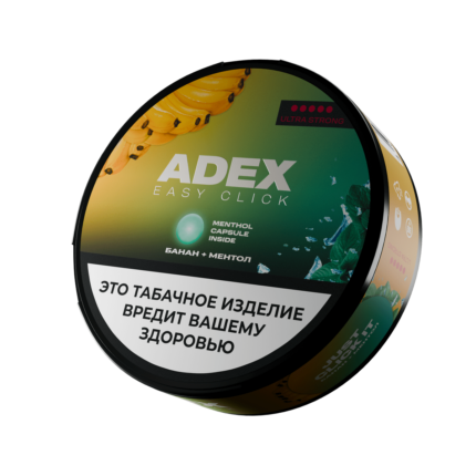 Жевательный табак Menthol Capsule Inside Ultrastrong Банан+Ментол